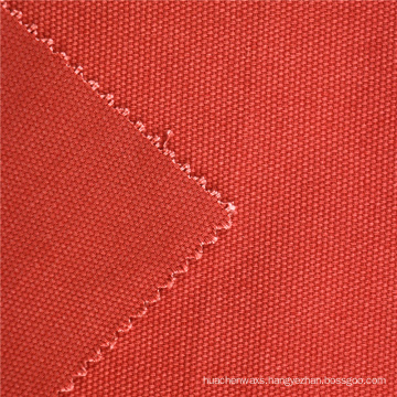 brick red 350GSM fabric antistatic coated cotton canvas bag linen fabric